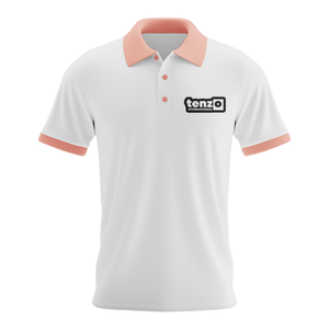 เสื้อโปโลผู้ชาย แอคทีฟ ผ้าโพลีเอสเตอร์ผสมคอตตอน ทรงปกติ แขนครึ่งตัว เหมาะสำหรับเล่นกอล์ฟ ปักโลโก้ คอและปลายแขนถัก - Product Image 3