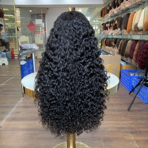 Pelucas de Cabello Humano de Lujo con Encaje Frontal 13x4, Doble Trama, Rizadas, Suaves y Amigables con la Piel, de 26 Pulgadas, Listas para Envío al por Mayor - Product Image 3