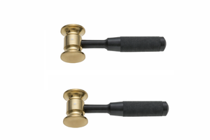 Marteau chirurgical dentaire avec manche en aluminium de 38 mm x 165 mm et tête en laiton, instrument de base - Product Image 4