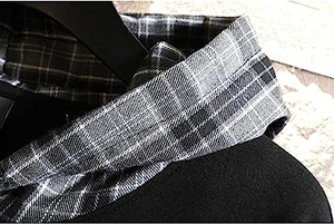 Sweat à capuche à carreaux pour hommes, sweat-shirt à manches courtes Streetwear surdimensionné en vrac fabriqué en gros fournisseur du Pakistan à capuche - Product Image 4