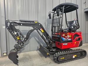 Miniexcavadora RH22 con Brazo Giratorio y Rieles de Extensión - Product Image 3