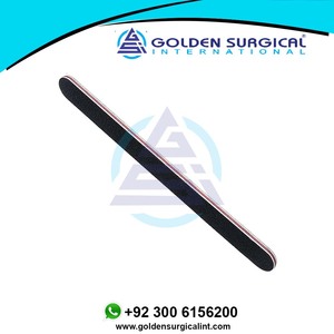 Lima de uñas portátil de doble cara, profesional, con rejilla, grano negro, para gel, cosmética, manicura y pedicura - Product Image 3