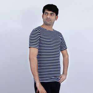 Vente en gros de t-shirt pour hommes 100% coton personnalisé nouveau design à col rond surdimensionné coupe ample tissu tricoté respirant modèles disponibles - Product Image 3