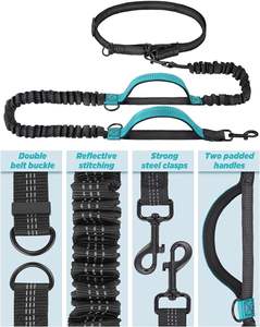 Guinzaglio in vita per cane che cammina a mani libere cane che corre bici resistente al guinzaglio riflettente - Product Image 3