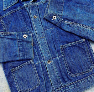 Veste en jean streetwear pour homme de haute qualité avec logo imprimé sur le devant, respirante, 100% coton, saison hivernale - Product Image 4