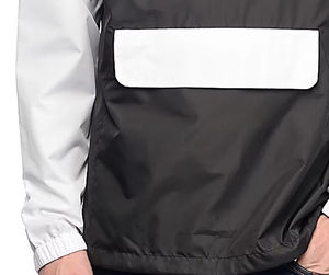 Veste coupe-vent légère pour homme, blanche et noire, fermeture éclair intégrale, prix bas, qualité supérieure, vêtement de mode, respirante - Product Image 6