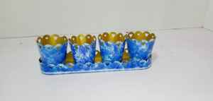 Portavelas de Metal Hecho a Mano con Acabado Antiguo, Portavelas Perforado para Hoteles y Restaurantes, Portavelas Decorativos de Metal - Product Image 5