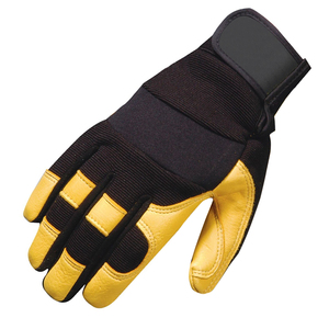 Gants de travail en cuir véritable Sécurité Cuir de vachette Double Paume Construction Jardinage Conducteur Yard Work Heavy Duty Work for Men - Product Image 2