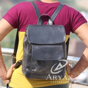 2024 personnalisé grande capacité 100% sacs à dos en cuir véritable ordinateur portable affaires voyage sac à dos en gros meilleurs vendeurs sacs pour unisexe - Product Image 1