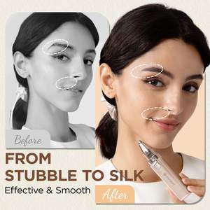 Herramienta de belleza 2 en 1 para mujer, depiladora facial, afeitadora eléctrica rotativa, lavable y desechable para uso facial - Product Image 1