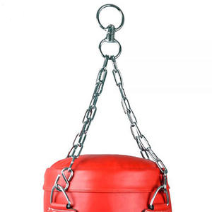 Sac de frappe en cuir rempli, sac de frappe lourd en cuir véritable, vente chaude, sac de frappe de boxe professionnel - Product Image 3