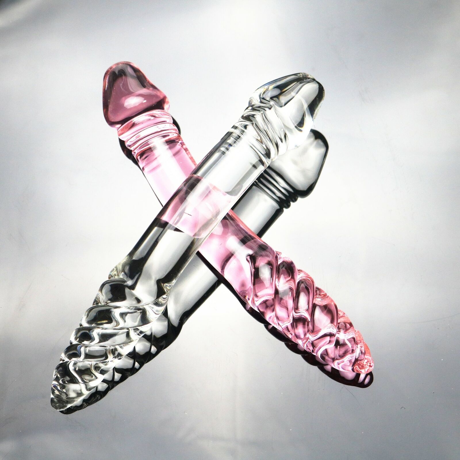 Female Lesbian Masturbator Anal Trainer G Spot Sex Toy Pink Clear Elegant  Crystal Glass Dildo Anal Butt Plug for Men and Women| Alibaba.com