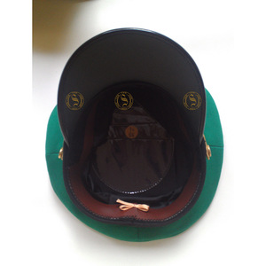 Bán Buôn Tùy Chỉnh Handmade Hat Đồng Phục Hải Quân Đen Đội Trưởng Nghi Lễ Visor Cap - Product Image 4