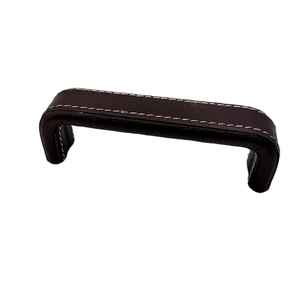 Poignées de porte en cuir de vachette poli imperméable fait main de qualité supérieure WildHide, style Love, pour meubles, cuisines, armoires - Product Image 5