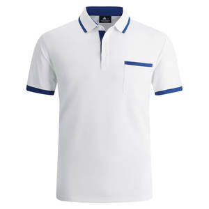 Polo pour hommes Logo personnalisé Slim Fit Polo pour hommes à manches courtes en coton respirant Design OEM Polo pour hommes pour la vente en gros - Product Image 2