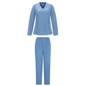 Uniforme Médico de Hospital al por Mayor, Uniforme Quirúrgico de Manga Larga para Enfermeras, Traje de Trabajo Moderno para Mujer, BY HI 2026 - Product Image 3