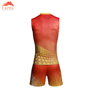 เครื่องแบบวอลเลย์บอลแขนกุดผลิตจากปากีสถานดีไซน์ตามสั่ง - Product Image 6