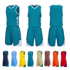 Conjunto de Camisetas de Baloncesto Personalizadas, Cómodas, de Secado Rápido, al por Mayor, en Stock, Diseño de Uniforme de Baloncesto para Hombre - Product Image 6