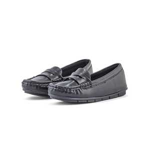 Mocassin formel élégant noir pour filles - Product Image 3