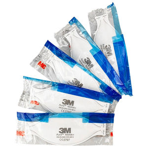 Respirateur jetable 3M 9320A + P2/FFP2 5 couches de conception à pli plat anti-poussière confortable et fiable Protection respiratoire - Product Image 2