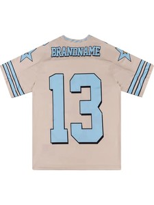 Camisetas de fútbol americano personalizadas con gráfico Retro, ropa de calle Vintage, estampado sublimado, malla transpirable, ropa de discoteca de secado rápido - Product Image 2