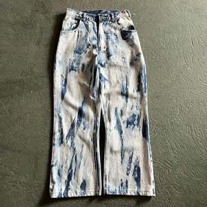 Jeans baggy vintage de haute qualité pour hommes, pantalons de survêtement taille moyenne style de rue, vêtements à la mode en coton - Product Image 3