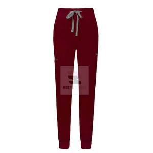 กางเกงสครับพยาบาลผ้าทอคุณภาพสูงสำหรับทุกเพศเครื่องแบบทางการแพทย์สวมใส่สบายปรับแต่งได้ตามต้องการ - Product Image 5