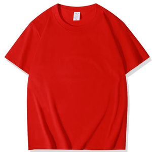 T-shirt d'été respirant en coton 100% tricoté pour hommes grande taille de haute qualité Impression numérique personnalisée du logo 300gsm Col rond Design vierge - Product Image 2