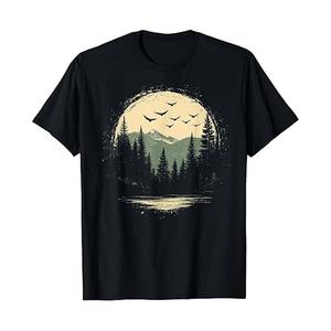 Camiseta Casual para Hombre, Cuello Redondo, Manga Regular, Logotipo Frontal, Poliéster/Algodón, Transpirable, Secado Rápido - Product Image 2