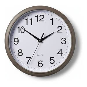 Reloj de Pared Gris Paloma 68234 de 25.5x4cm, Diseño Elegante para Decoración del Hogar - Product Image 1
