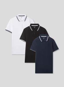 Diseño Clásico para Camiseta Polo, Tela Ligera y Transpirable para Actividades al Aire Libre, Ropa Casual de Oficina, Patrón Sólido, Tinte Uniforme - Product Image 4