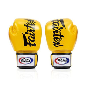 Gants de boxe en cuir Fairtex de qualité supérieure, gants d'entraînement et de sparring personnalisés en tailles 8oz, 12oz, 14oz, 16oz pour le sport - Product Image 5