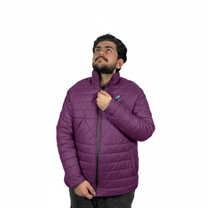 Customize High Quality Winter <b>Smart</b> Casual Men Puffer <b>Jackets</b> Thick Warm Canvas Stand Collar Front Logo Puffer <b>Jacket</b> for man - Product Image 3