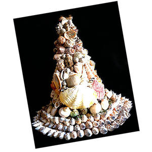 Cuillère longue en nacre, bijoux en coquillage, ornement personnel, motif en nacre, taille 25 cm - Product Image 2