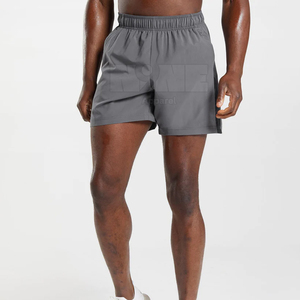 Pantalones Cortos Deportivos de Verano para Hombre, Cintura Media, Spandex, Poliéster, Diseño Sólido, Logotipo Personalizado, Estilo Casual, Secado Rápido, Cierre con Cordón - Product Image 1