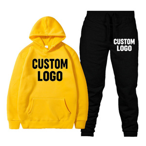 Direct Factory Wholesale Custom Label Trending Winter Sweat Suits <b>Lightweight</b> <b>Hoodie</b> Trousers Set Breathable Design Customized - Product Image 3