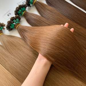 Extensiones de Cabello Humano Vietnamita 100% Naturales, Remy Virgen, Doble Trama a Máquina, Liso Sedoso, Ondulado, Punta Plana, Listo para Teñir, Novedad 2023 - Product Image 2