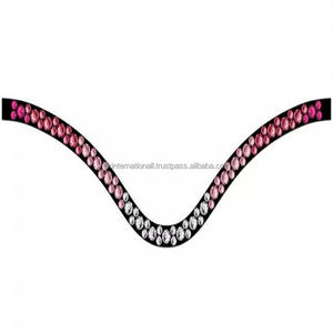 แถบคิ้วคริสตัลเป็นประกายสำหรับหนังม้าทำจากพลอยเทียมแวววับเหมาะสำหรับขี่ม้าขี่ม้าที่เป็นมิตรต่อสิ่งแวดล้อม - Product Image 5