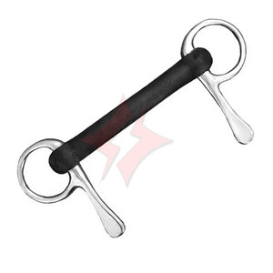 Por encargo de alta calidad suelta anillo Snaffle conducción caballo Bit calzones de acero inoxidable occidental holandés Gag Bit alemán plata - Product Image 1