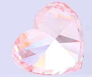 Bijoux de luxe Aniva, diamant de laboratoire rose vif fantaisie en forme de cœur, VS1, certifié IGI, bague de fiançailles, pendentif - Product Image 5