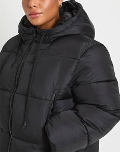 OEM Insulated Formal Style Cropped Women Padded Jacket Custom Causal Reversible 3D Print Sublimation Bubble Winter <b>Coat</b> - Product Image 3