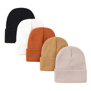 Custom Knitted Wool Winter Warm Digital Vintage Cartoon Pattern Jacquard Beanie Outdoor <b>Hats</b> for Unisex Personalized Jacquard - Product Image 5