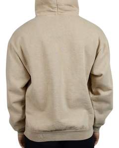 Sudadera personalizada OEM Oversized Pullover Camel-Sudadera de algodón pesado Fleece Vintage Streetwear para hombres y mujeres - Product Image 2