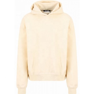Servicio OEM Sudadera con Capucha de Algodón Grueso para Hombre, Diseño Personalizado con Logotipo Francés Bordado, Talla Grande, Oferta al por Mayor 2024 - Product Image 3