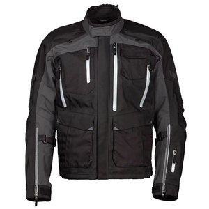 Blouson textile moto style urbain, conçu pour les trajets quotidiens, avec des panneaux réfléchissants durables et un confort optimal. - Product Image 1