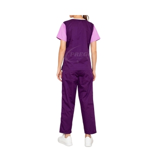 Conjunto de Uniformes Médicos Unisex en Oferta |   Uniforme Médico Elástico de Algodón y Poliéster de Secado Rápido y Transpirable - Product Image 3