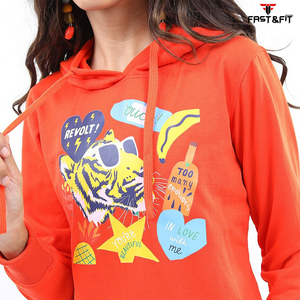 Gran oferta, ropa de calle informal con estilo impresa personalizada, figuras de hombros caídos, sudaderas con capucha transpirables ecológicas, sudaderas con capucha de punto - Product Image 6