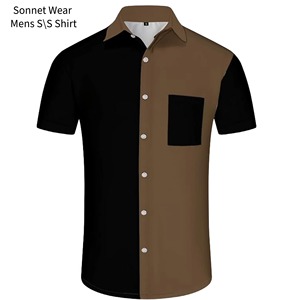 Mens Aop pattern printed Short sleeve Shirt - Product Image 1