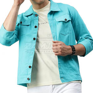 Veste en jean pour homme, style décontracté, couleur unie, nouvelle mode, confortable, 2026 - Product Image 2