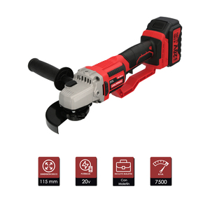 Smerigliatrice Angolare a Batteria da 20 Volt con Batteria da 4.0 Ah. 115 mm. 7.000 giri al minuto. - Product Image 2